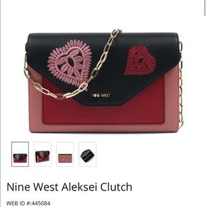 Brand new in package 🎉 Pretty Nine West clutch.